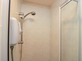 A shower with a showerhead and control in Flat 4 Grasmere Lodge Ambleside