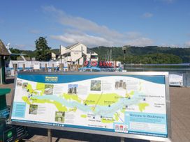 An information sign about Windermere Lake Cruises outdoors at Hillside Cottage in Bowness-On-Windermere