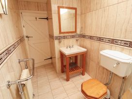 A bathroom with sink and toilet at Claybottom Farm near Hesket Newmarket