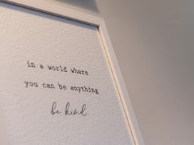 A framed quote on a wall at 38 Ashville Avenue Scarborough