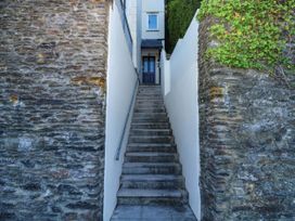 A staircase leading to an entrance at 2 Inglewood Apartments in Dartmouth