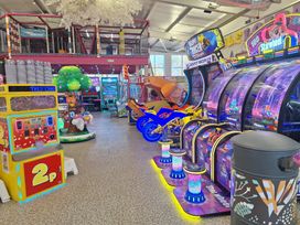 An arcade with various games and rides at Haven Seashore, Ellerton Willerby Xtra, Great Yarmouth