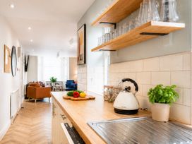 A kitchen with a kettle and cutting board at 127 Columbus Ravine Scarborough