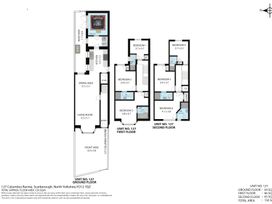A floor plan layout of a residential property at 127 Columbus Ravine in Scarborough