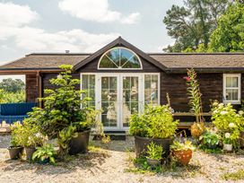 An outdoor area with plants in pots at Alpaca Farm Valley Views Sleeps 4 Parking Pets Husthwaite