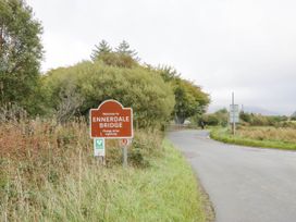 A welcome sign at the entrance of Ennerdale Bridge near Cleator Moor