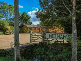 A lodge and gate at Welhams in Battisford near Stowmarket