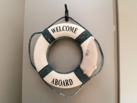 A life ring with Welcome Aboard text at 5 Rowen Court in Scarborough
