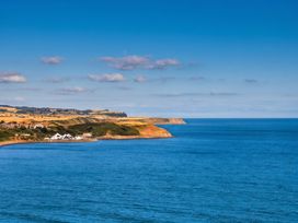 A coastal view of sea and cliffs at The Gulls Rest in 