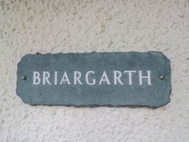 A nameplate for Briargarth