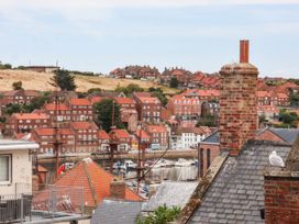 A view of buildings and roofs in Whitby
