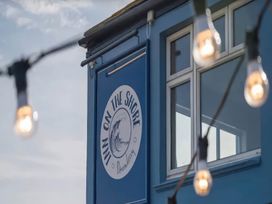 A sign of a building with a view at Torpoint Apartment Sleeps4 Seaside Parking Downderry
