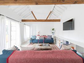 A living room with sofas and a coffee table at Simple Coastal Luxury near Southwold near Southwold