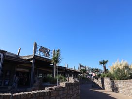 An outdoor view of South Beach Cafe in Sandy Bay, Exmouth