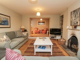 A living room with a sofa and armchairs at Brookleigh in Hutton-le-Hole