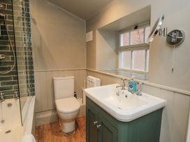 A bathroom with a toilet and sink at Brookleigh in Hutton-le-Hole