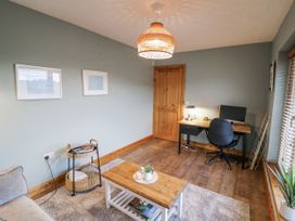An office with a desk and chair at Lough Cluhir Cottage, Union Hall, County Cork