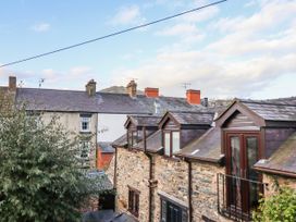 A view of rooftops and chimneys at Dovetail Cottage in Llangollen