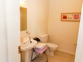 A bathroom with a sink and toilet at No. 4 Lansdowne Village, Kenmare, The Ring of Kerry, County Kerry
