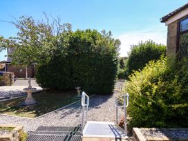 A garden with a ramp and fountain at Seacrest Lodge Scarborough
