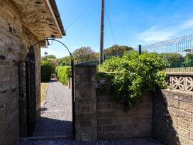 A garden path leading through an archway at Seacrest Lodge, Scarborough