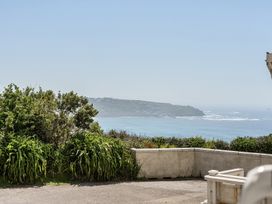 A view of the ocean and coastline from Brook House in Sennen Cove near St Just