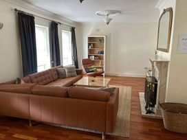 A living room with a sofa and coffee table at The Sanctuary Killavullen near Mallow