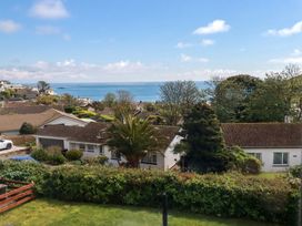 A view of houses and the sea at Treverrion in Gorran Haven