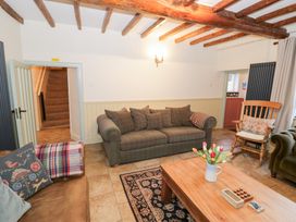 A living room with a sofa and coffee table at Town Mill in Bewdley