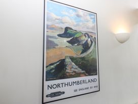 A Northumberland poster displayed on the wall at Gallow Law Cottage Bellingham