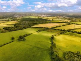 A rural landscape with fields and trees at Parnacott in Holsworthy