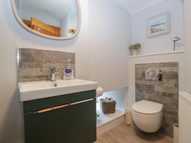 A bathroom with a sink and toilet at Rose Cottage in Broughton-In-Furness