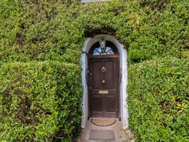 A door surrounded by hedges at Cairbre House in Dungarvan, County Waterford