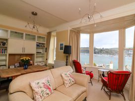 A living room with a view of the harbor at 3 Dartview Dartmouth