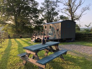 The Peacock Shepherds Hut at Hafoty Boeth photo 1