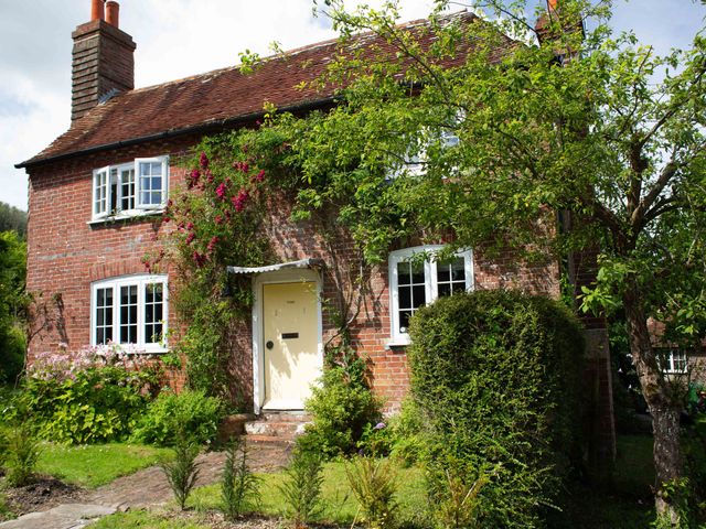 A house with a garden at Newstead Farmhouse in East Chiltington near Lewes, Sussex