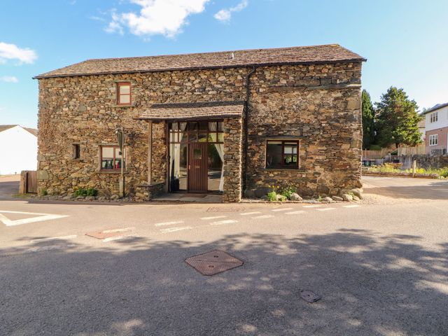 An exterior view of a stone building at Beck Edge in Braithwaite