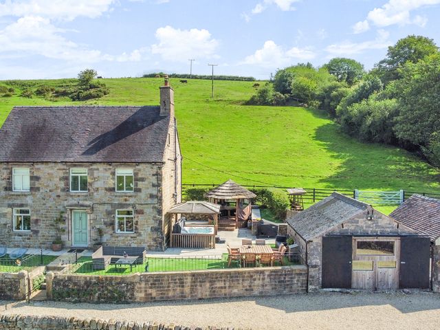 A house with a garden and terrace at HollyDale in Bradnop near Leek