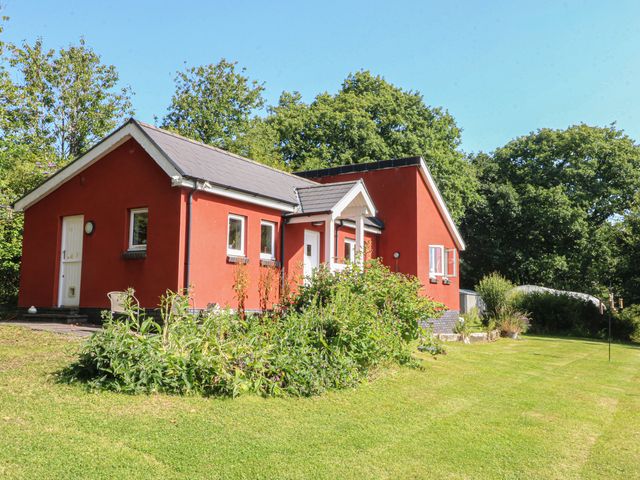 A house with a garden and trees at Delfryn Llandeilo near Llandeilo