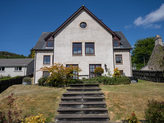A house with stairs and garden at Old Distillery Lodge