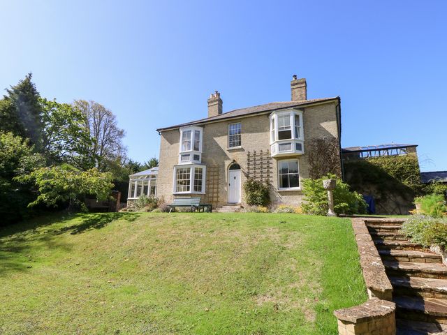 A house with garden and steps at Woodlands in Freshwater
