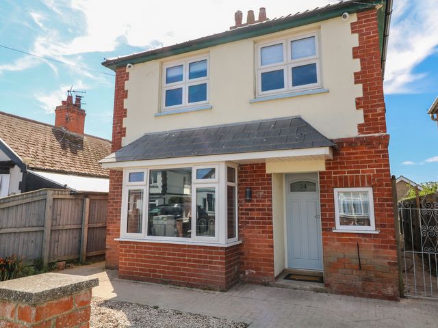 A house with door and windows at 54 George Street Mablethorpe