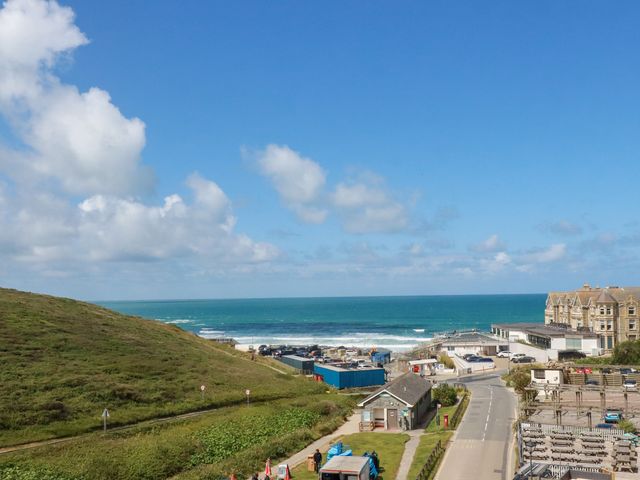 A view of the ocean and sky at Lowenna Watergate Bay near Newquay