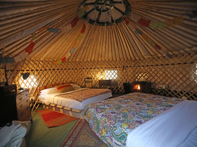 Yurts, barn and fire pit in a Snowdonia valley - 1200442 - photo 1 