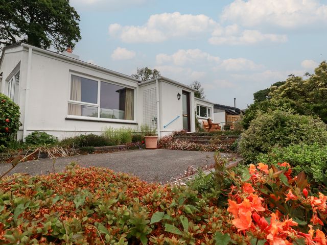 A house with a garden and steps at 7 Chycoose Parc