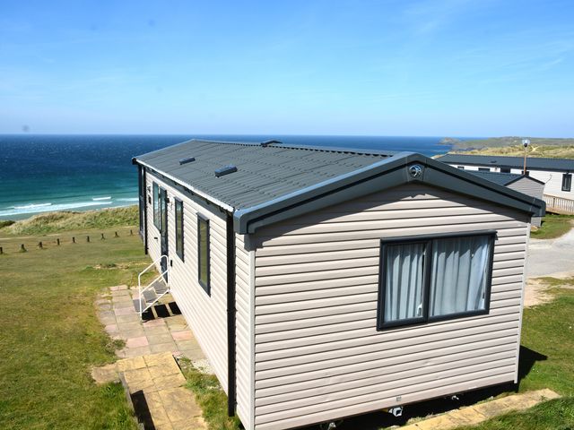 A caravan with sea view at 619 Chy-An-Mor Perranporth