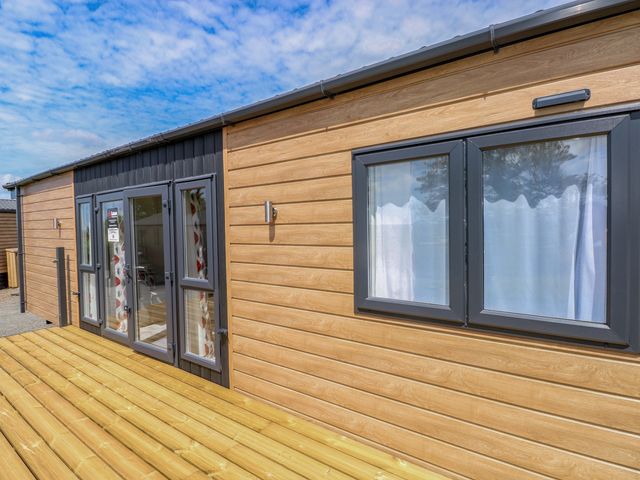 An exterior view of a building with a door and windows at Sandpiper in Narberth