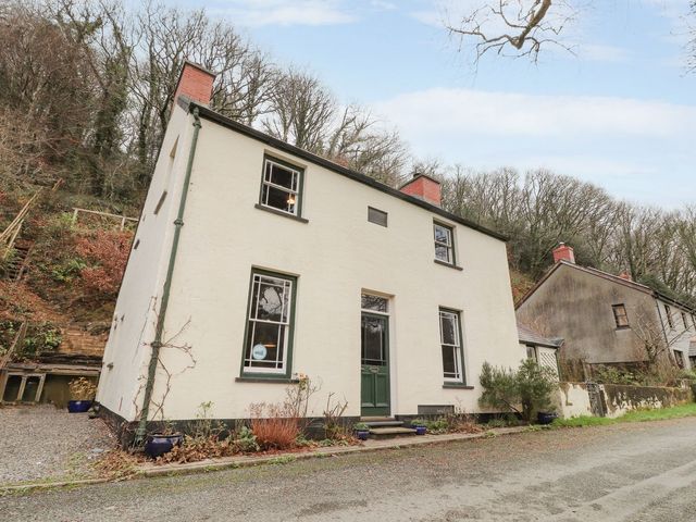 A house with windows and a front door at Llys Gwaun Fishguard