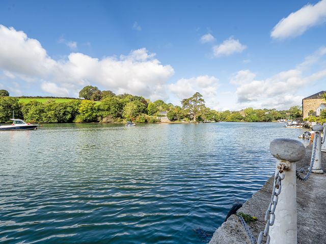 A view of water with boats and trees at Apartment Sleeps 4 with Balcony and Parking in Kingsbridge