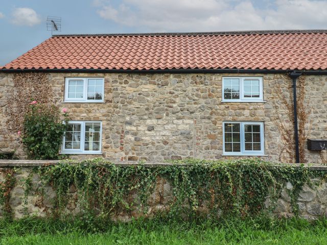 A house with windows and plants at Millstone Cottage Ripon